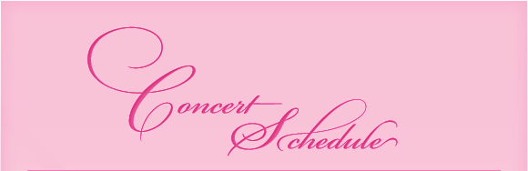 Concert Schedule